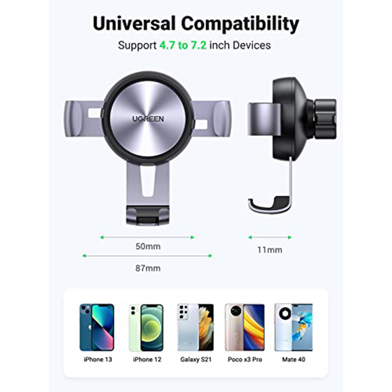 UGREEN Gravity Car Mount Holder gray – LP130 / 50564 - Image 7