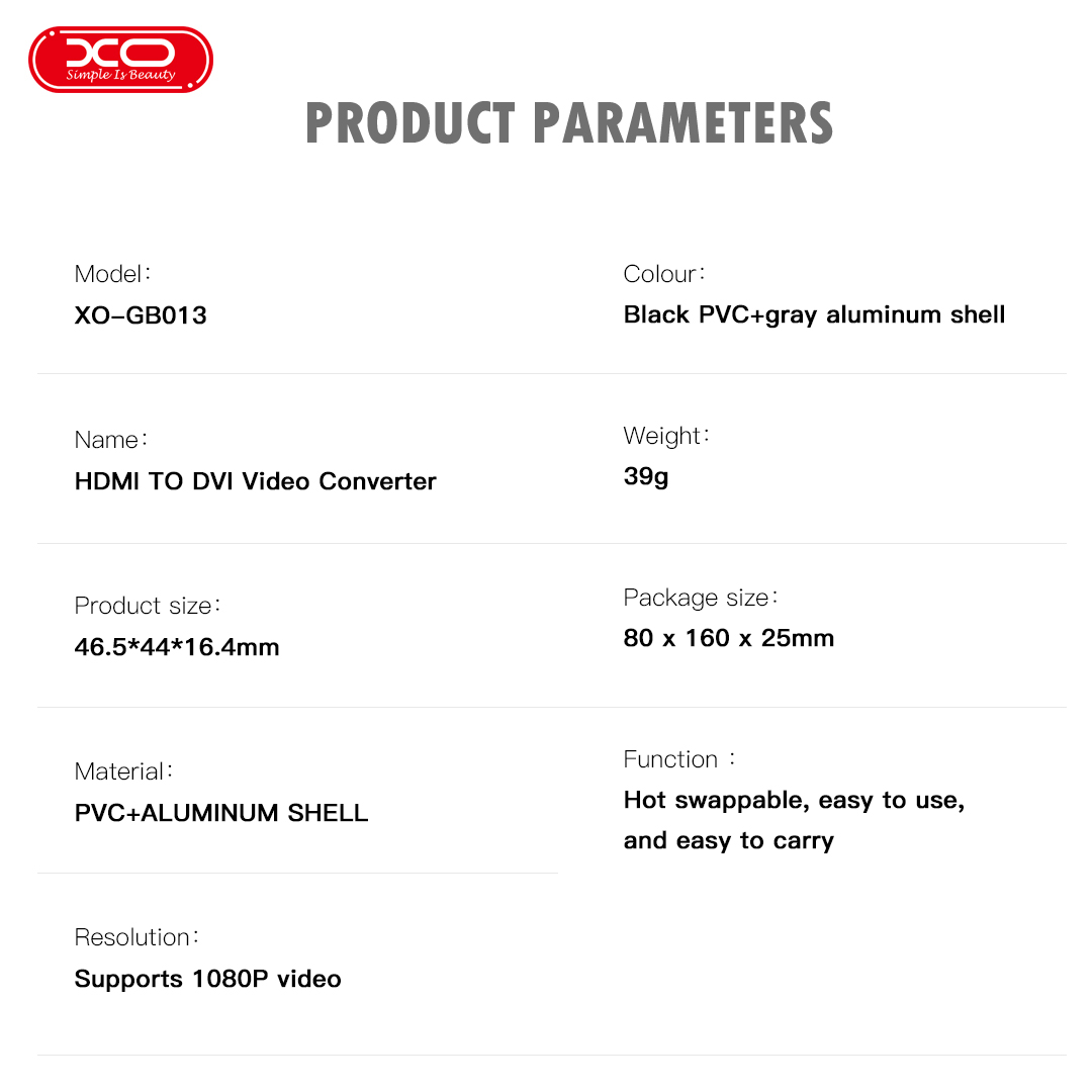 Adapter HDMI σε DVI XO GB013 tarnish - Image 5