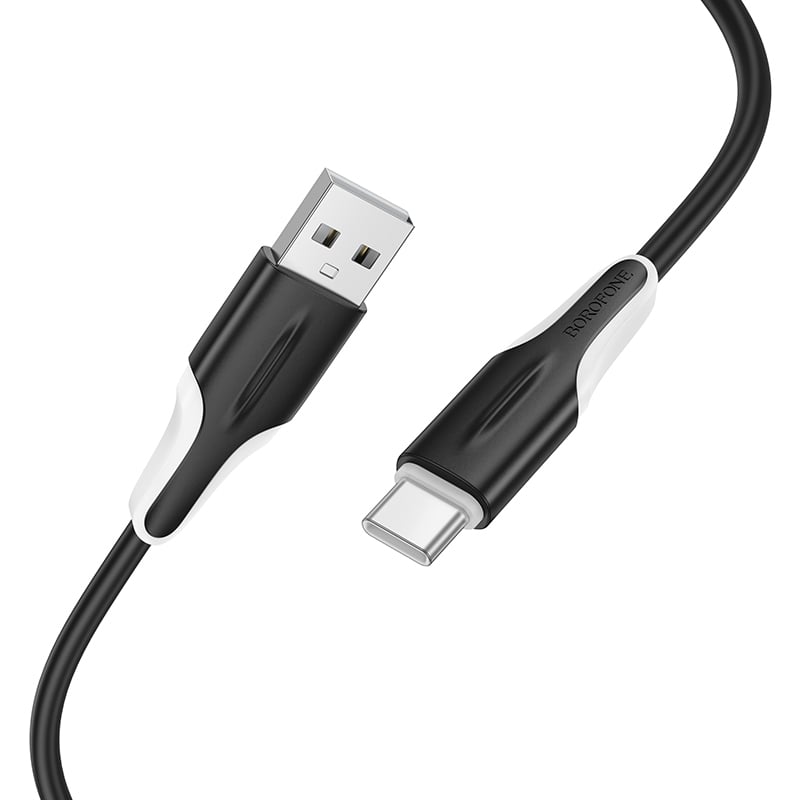 Borofone Cable BX119 New – USB to Type C – 3A 1 μέτρο μαύρο