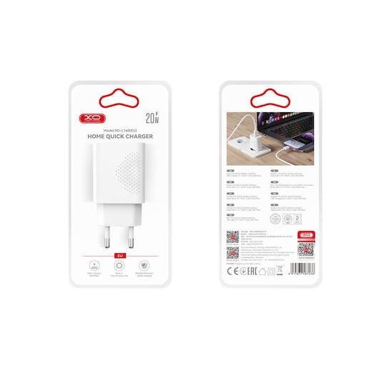 XO 220V 20W, USB-C, white – L160 - Image 2