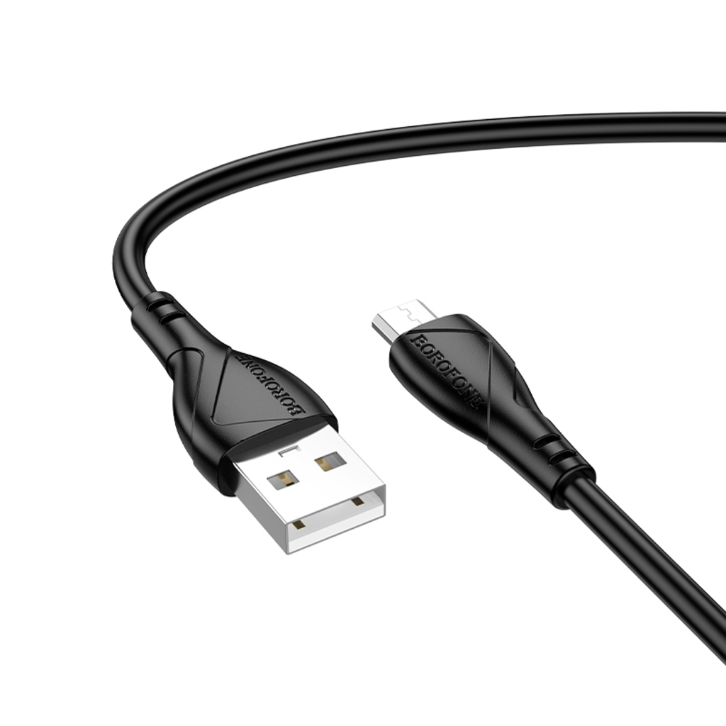 Borofone Cable BX121 Energy – USB to Type C – 3A 1 μέτρο μαύρο - Image 3