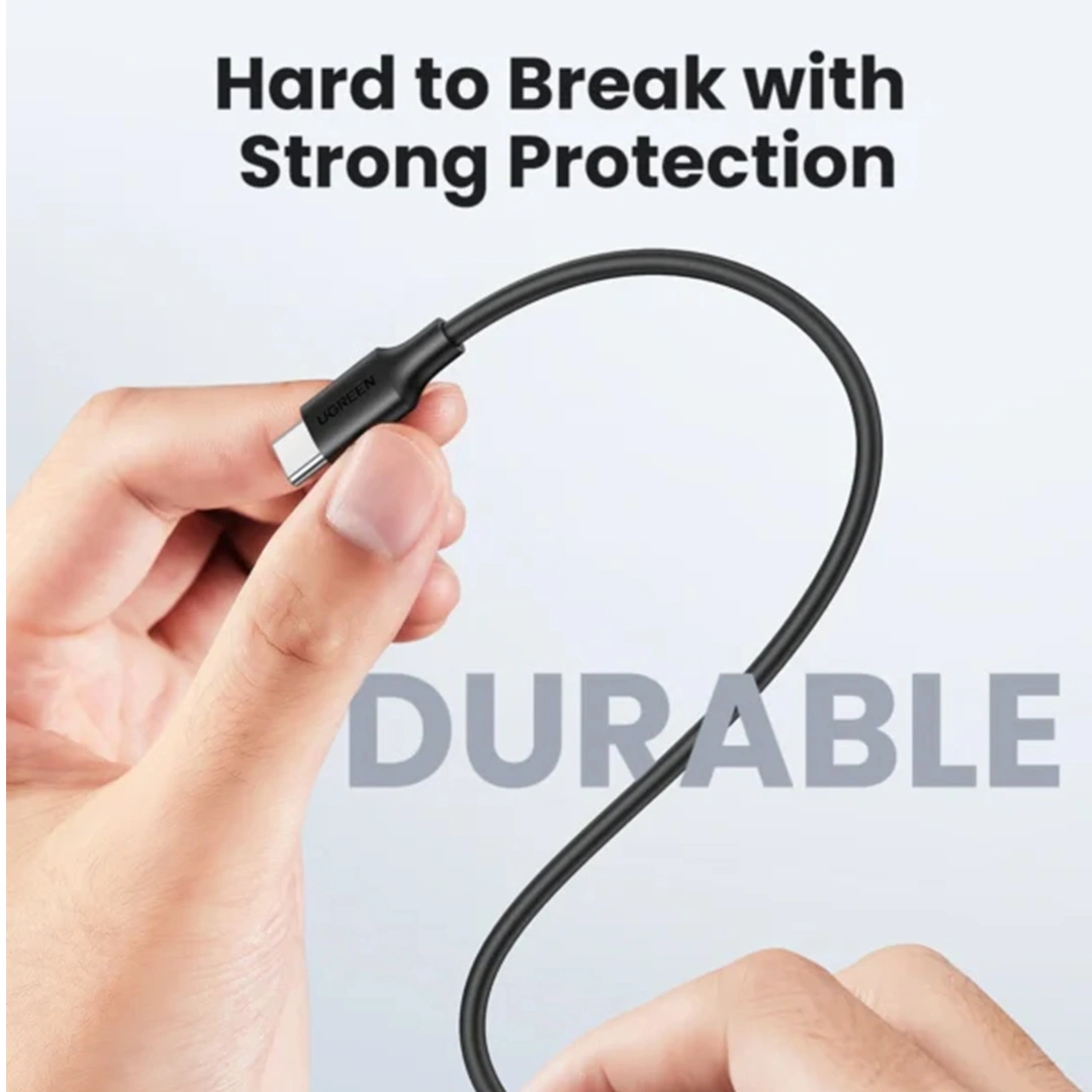 UGREEN Καλώδιο USB-C σε USB-C, 1m, 3A, Μαύρο με Νικελένια Επικάλυψη – US286 / 50997 - Image 6