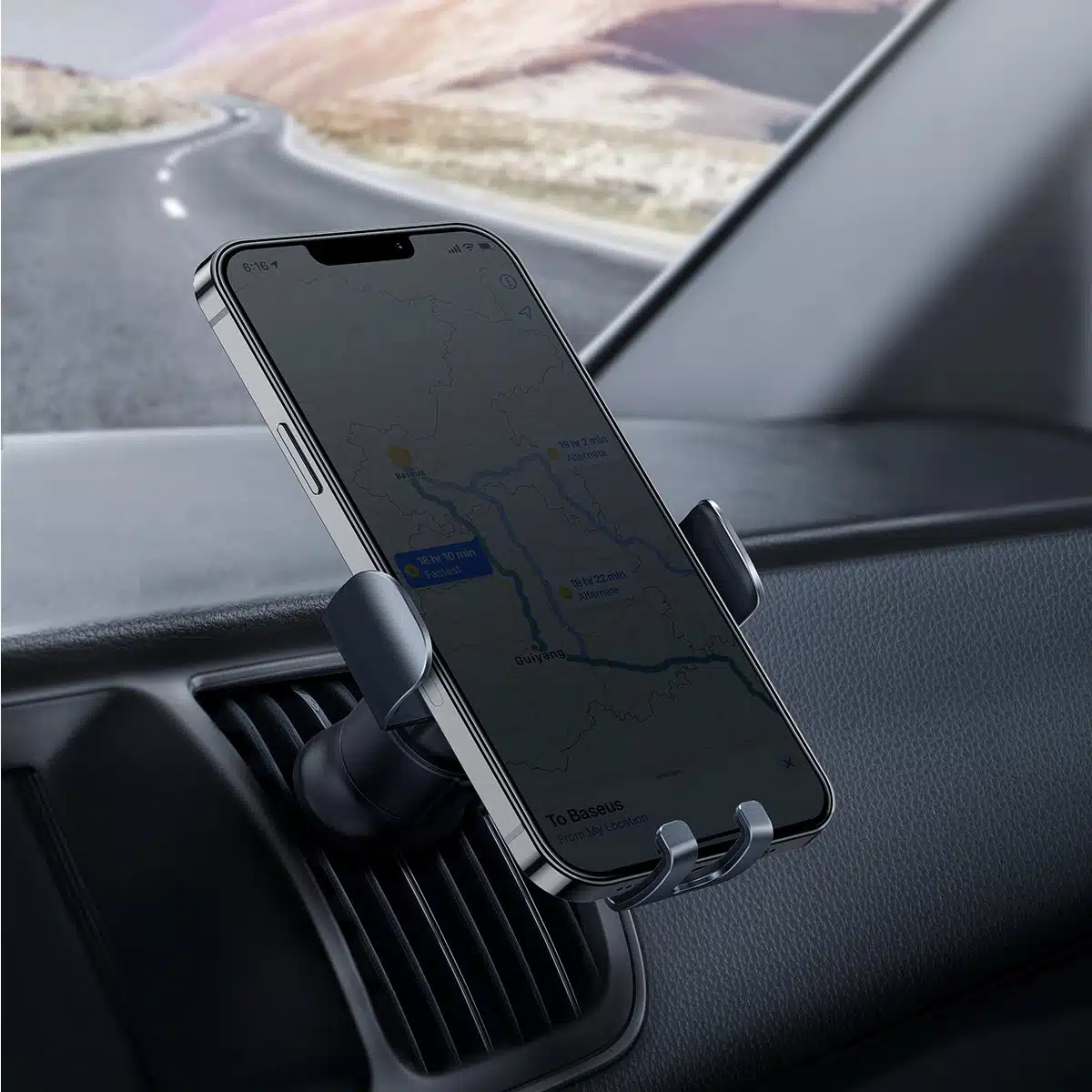 BASEUS Holder for mounting, Metal Age II Gravitational tarnish – SUJS000013 - Image 11