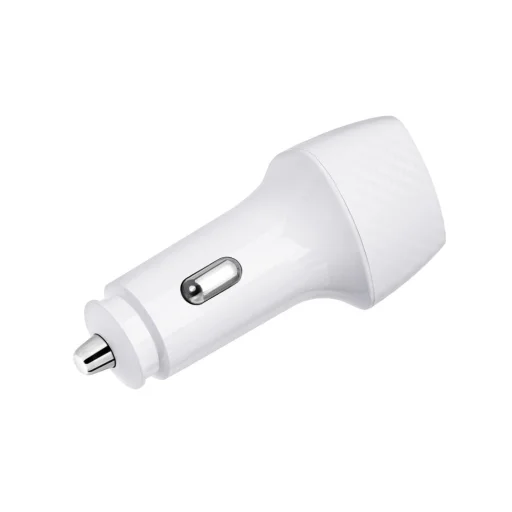Φορτιστής Αυτοκινήτου Forcell F-Energy Carbon USB-C + USB-A QC3.0 PD 3A 38W CC50-1A1C Λευκό - Image 4