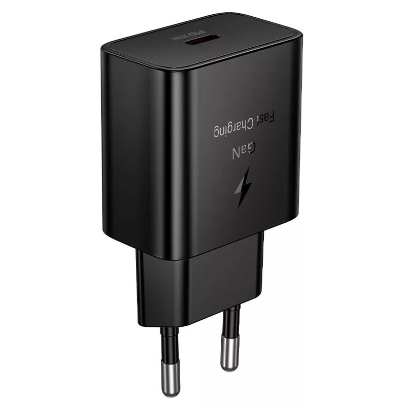 Hoco Phone charger USB-C QC PD 25W + καλώδιο USB-C to USB-C N76 μαύρος - Image 4
