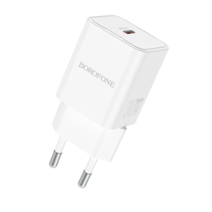 Borofone Wall charger BN13 Safety GaN – Type C – PD 30W black